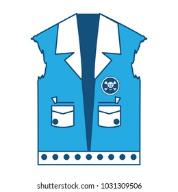 Biker jacket icon