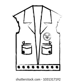 Biker jacket icon