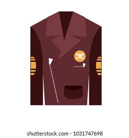 Biker jacket icon