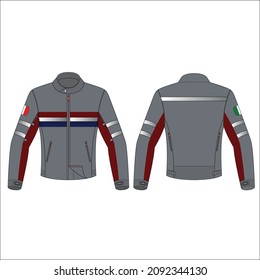 Bikerjacke für Herrenstil