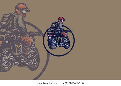 The "Biker" logo conveys an image of the spirit of adventure and freedom in riding. With a dynamic design and powerful symbols, this logo creates a sense of boldness and connection to the motorcycling