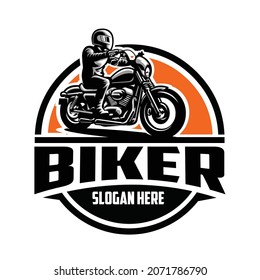 Premium Vector, Rider motocross set logo designs