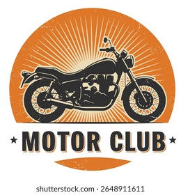 Biker logo template vector illustration. Perfect logo for motorcycle club related industry

