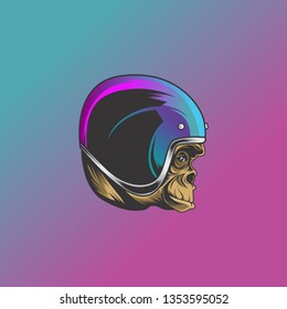 biker monkey logo