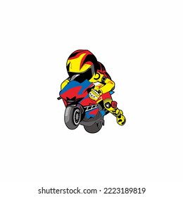 Biker, Motorcycle t-shirt design Motorcycle graphics illustration
