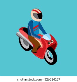 biker ride motorcycle