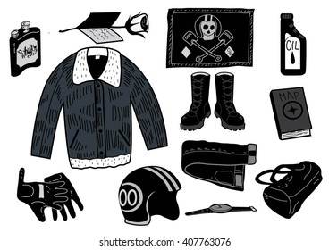 biker set