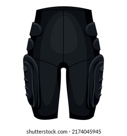 Biker Shorts Icon Cartoon Vector. Race Equipment. Gear Accessories