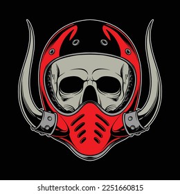 biker skull for commercial use