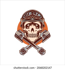 biker style illustration vector design
