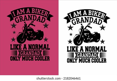 I am biker typography t shirt design 