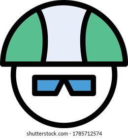 icono de color plano vectorial de bici 