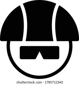 biker vector glyph flat icon 