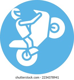 Biker Vector Icon which is suitable for commercial work and easily modify or edit it
