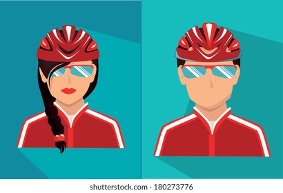 bikers design over blue background vector illustration  
