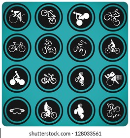 Bikes icons.