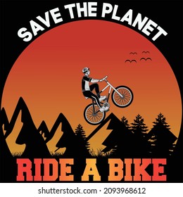 Biking or Adventure t-shirt vector file