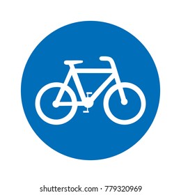 biking area symbol
