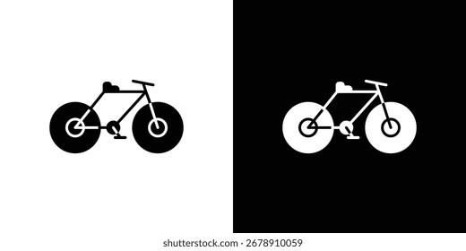 Bike Ikone flaches Design. EPS 10