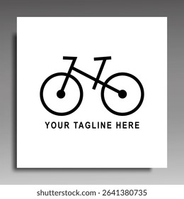 biking and icon vector design template. Illustrator vector with white background