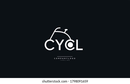 Biking, linear, stylish logo vector illustration of a high quality and modern Bicycle
