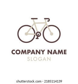 Biking Logo Template Example With Company Name And Slogan Bicycle Exploration