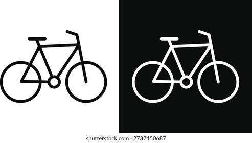 Biken Mountain Icon Set. Symbole für Geländefahrten. Extreme Fahrradsymbole. Mountainbiker-Symbol. Symbole für die Freizeit. Tourismus- und Reisezeichen

