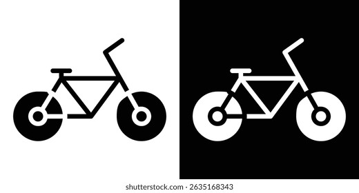 Biking mountain icon symbols. Vector illustration.