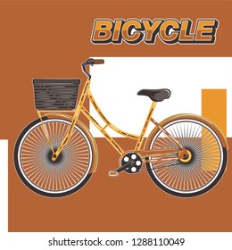 Biking race vintage poster. Biking illustration, cyclist vector retro poster. Layer. - Vector