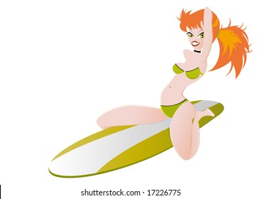 bikini beach girl