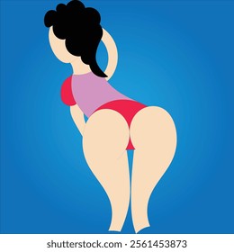 bikini beach vector illustration design clean and unique latest art