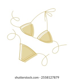 Bikini color. Clip art for your projects.