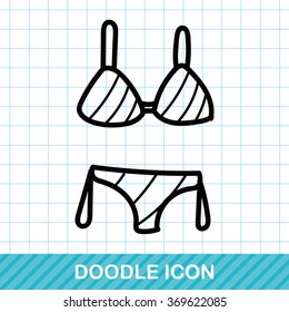 bikini color doodle