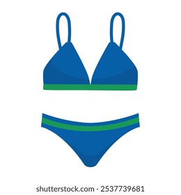 bikini fashion summer clothes isolated