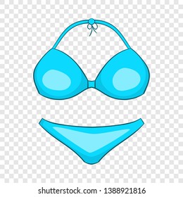 Bikini icon. Cartoon illustration of bikini vector icon for web