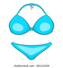 Bikini icon. Cartoon illustration of bikini vector icon for web