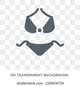 Bikini icon. Bikini design concept from  collection. Simple element vector illustration on transparent background.
