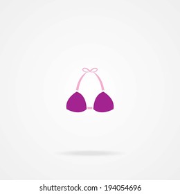 bikini icon. eps-10.