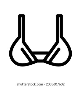 bikini icon or logo isolated sign symbol vector illustration - high quality black style vector icons
