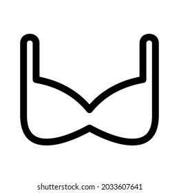 bikini icon or logo isolated sign symbol vector illustration - high quality black style vector icons
