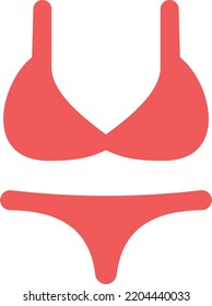 Icono, logotipo o símbolo de bikini