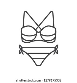 bikini icon outline