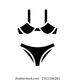 Bikini icon. sign for mobile concept and web design. vector illustration
