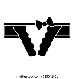 Bikini icon. Simple illustration of bikini vector icon for web