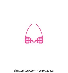 Bikini icon summer suit vector design