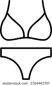 Bikini Icon Vector Element line icon design vector icons
