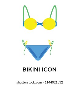 Bikini icon vector isolated on white background for your web and mobile app design, Bikini logo concept