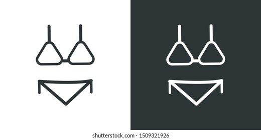Bikini Illustration Sign Icon Vector