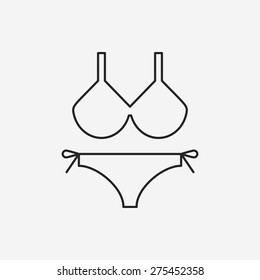 bikini line icon