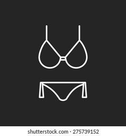 bikini line icon
